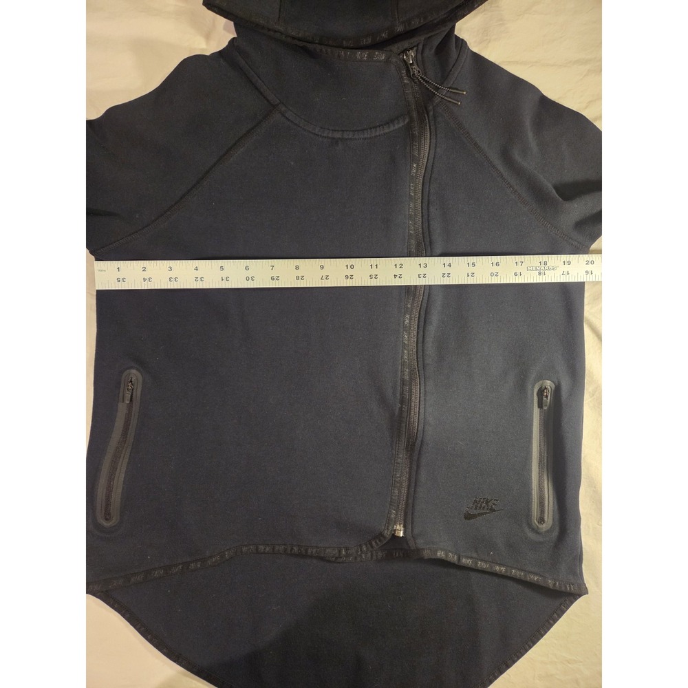 Nike Tech Fleece Full Zip Cape Hoodie Active Cybergoth, Women's‎ Size S, Black - Picture 10 of 12
